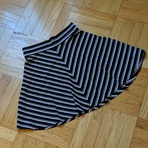 Loft chevron skirt
